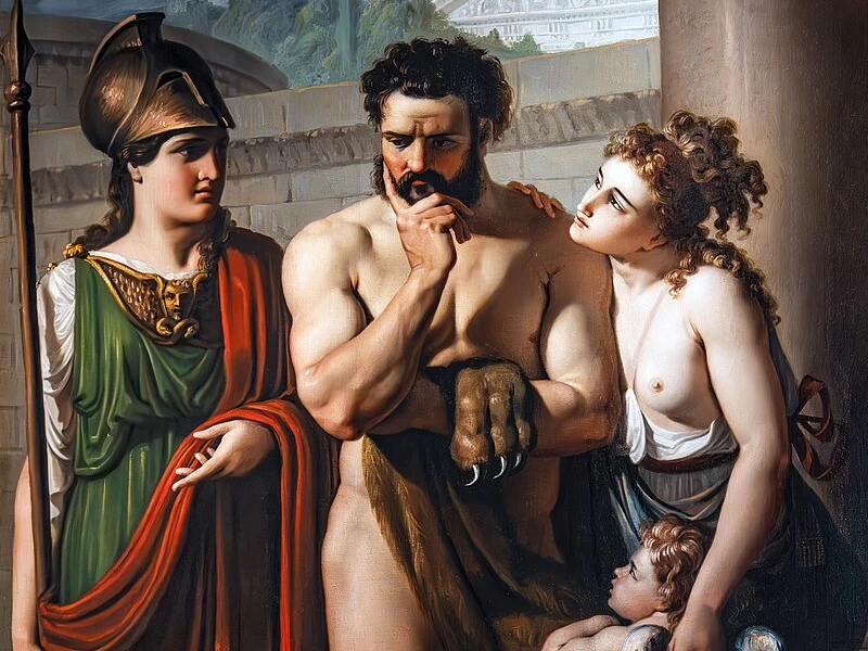 1786-Giovanni De Min - La scelta di Ercole - Gallerie dell'Accademia Venezia